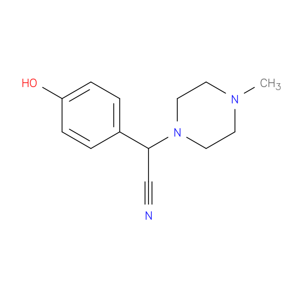 2-(4-hydroxyphenyl)-2-(4-methylpiperazin-1-yl)acetonitrile