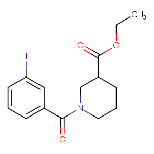 Ethyl 1-(3-iodobenzoyl)piperidine-3-carboxylate