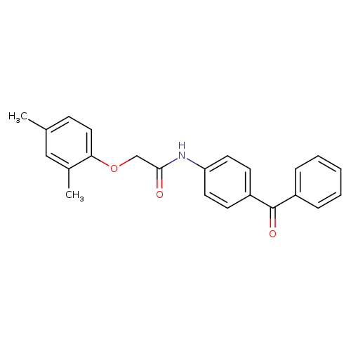N-(4-benzoylphenyl)-2-(2,4-dimethylphenoxy)acetamide