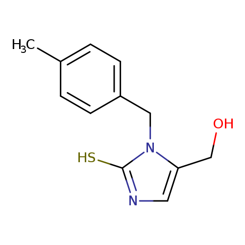 {1-[(4-methylphenyl)methyl]-2-sulfanyl-1H-imidazol-5-yl}methanol