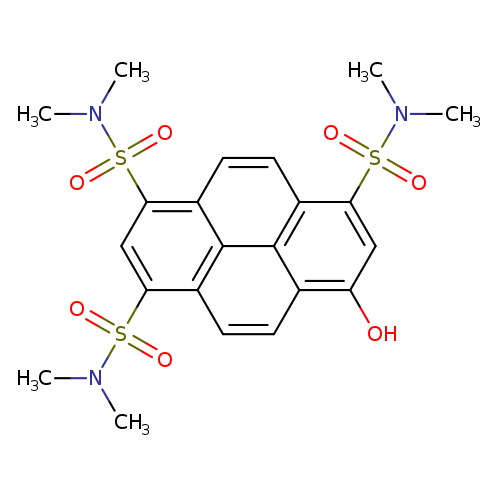 8-HYDROXY-N,N,N',N',N'',N''-HEXAMETHYLPYRENE-1,3,6-TRISULFONAMIDE