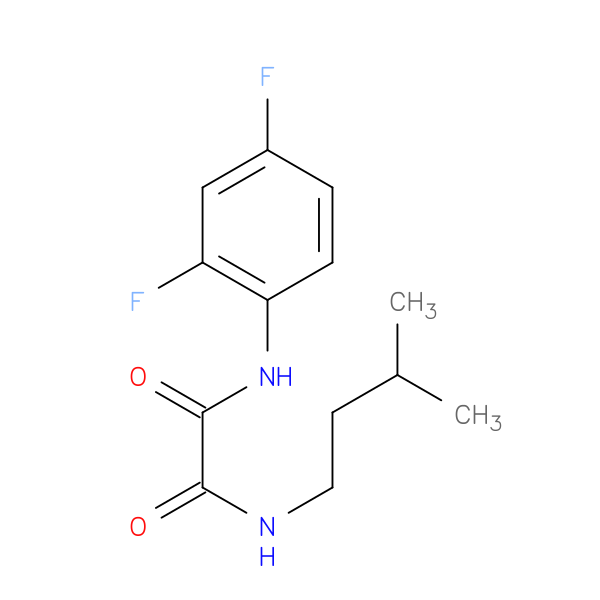 N'-(2,4-difluorophenyl)-N-(3-methylbutyl)ethanediamide