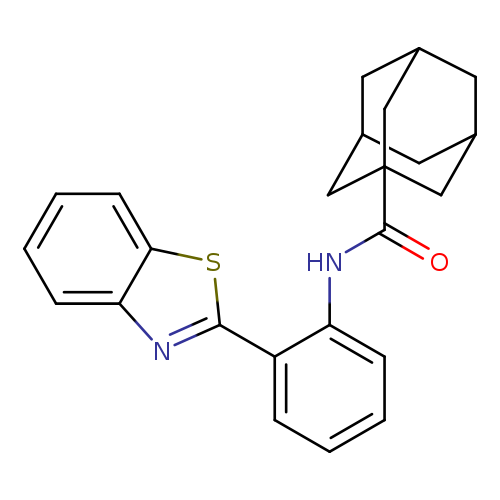 N-[2-(1,3-benzothiazol-2-yl)phenyl]adamantane-1-carboxamide