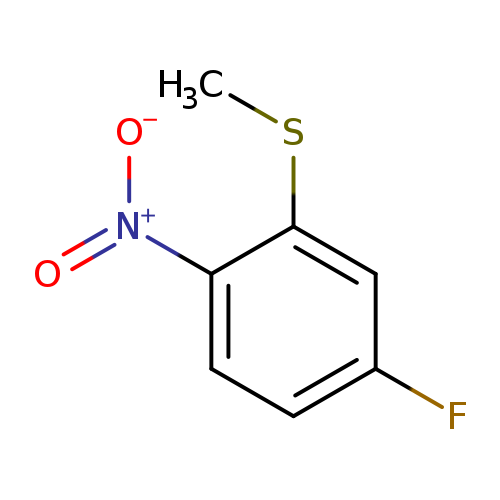 4-Fluoro-2-(methylsulfanyl)-1-nitrobenzene
