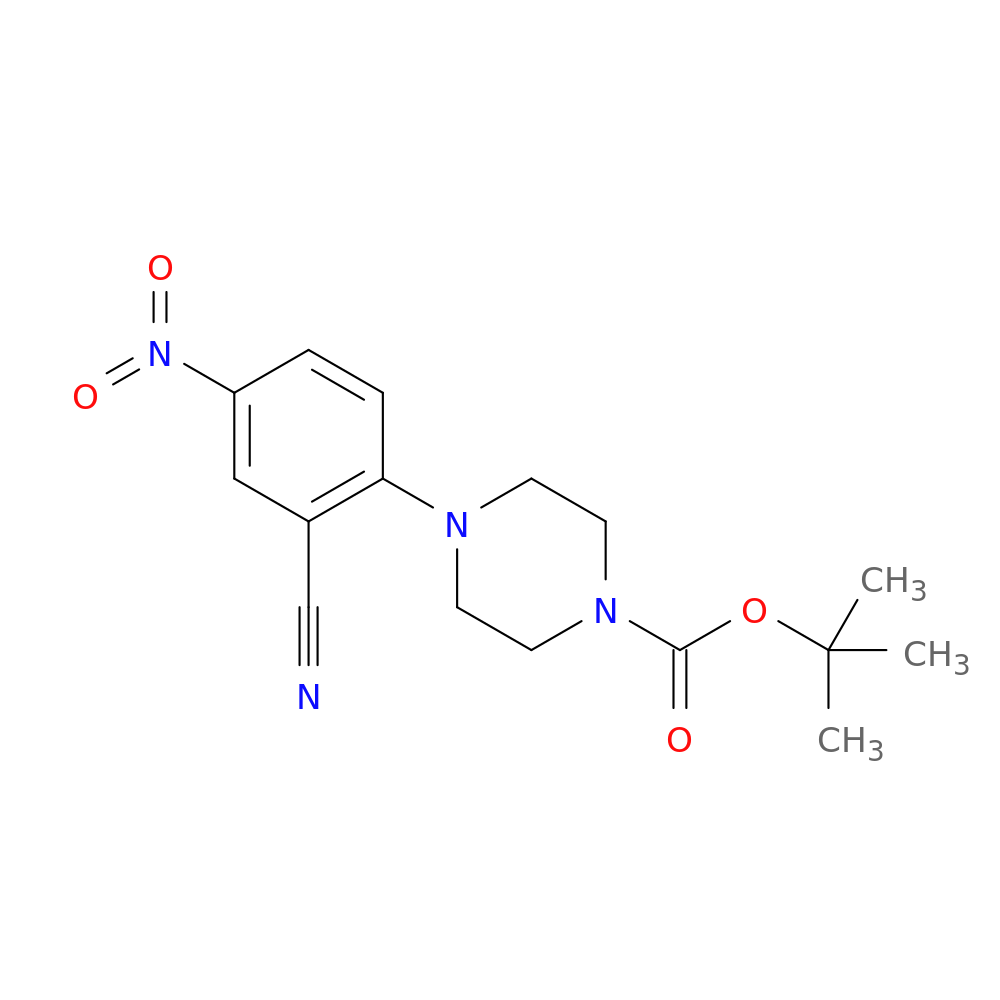 1,1-Dimethylethyl 4-(2-cyano-4-nitrophenyl)-1-piperazinecarboxylate