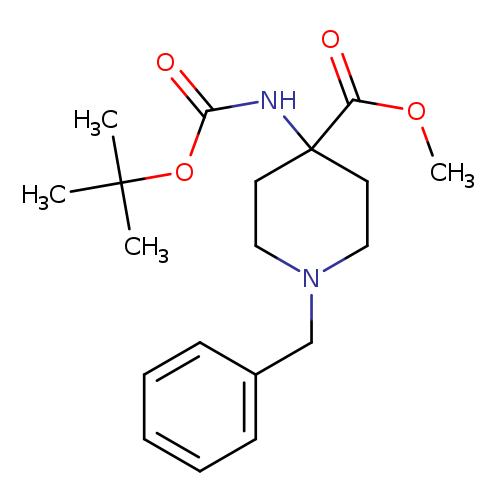 1-Benzyl-4-n-boc-amino-isonipecotic acid methyl ester