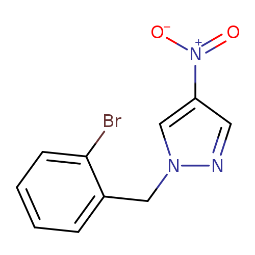 1-[(2-bromophenyl)methyl]-4-nitro-1H-pyrazole