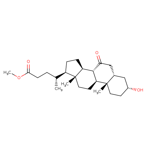 (R)-Methyl 4-((3R,5S,8R,9S,10S,13R,14S,17R)-3-hydroxy-10,13-dimethyl-7-oxohexadecahydro-1H-cyclopenta[a]phenanthren-17-yl)pentanoate
