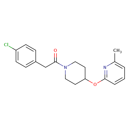 2-(4-chlorophenyl)-1-{4-[(6-methylpyridin-2-yl)oxy]piperidin-1-yl}ethan-1-one