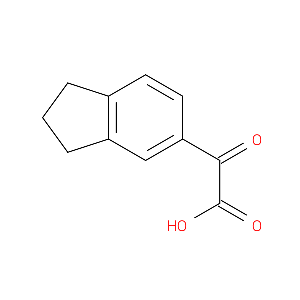 2-(2,3-dihydro-1H-inden-5-yl)-2-oxoacetic acid
