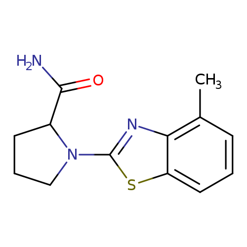 1-(4-methyl-1,3-benzothiazol-2-yl)pyrrolidine-2-carboxamide