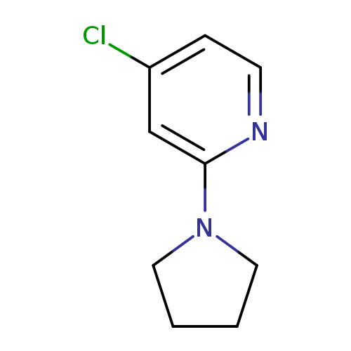 4-chloro-2-(pyrrolidin-1-yl)pyridine