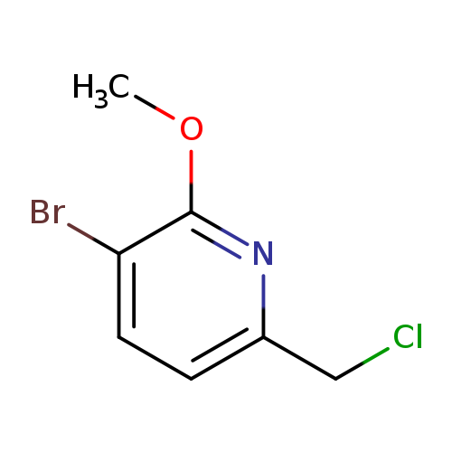 3-bromo-6-(chloromethyl)-2-methoxypyridine