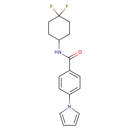 N-(4,4-difluorocyclohexyl)-4-(1H-pyrrol-1-yl)benzamide
