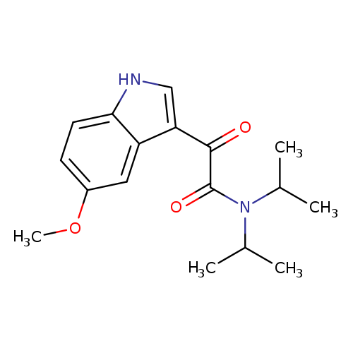 1H-Indole-3-acetamide, 5-methoxy-N,N-bis(1-methylethyl)-a-oxo-