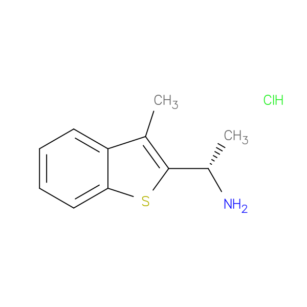 (1S)-1-(3-methyl-1-benzothiophen-2-yl)ethan-1-amine hydrochloride