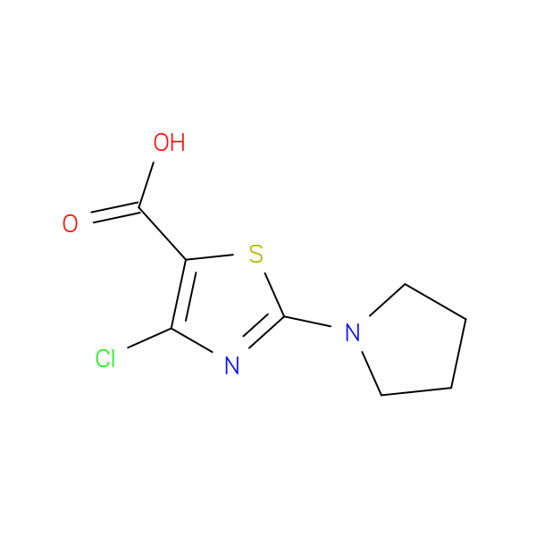 4-Chloro-2-(pyrrolidin-1-yl)thiazole-5-carboxylic acid