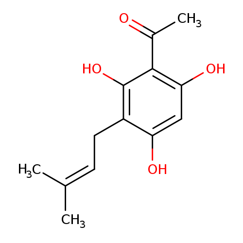 Ethanone, 1-[2,4,6-trihydroxy-3-(3-methyl-2-butenyl)phenyl]-