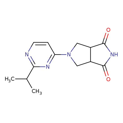 5-[2-(propan-2-yl)pyrimidin-4-yl]-octahydropyrrolo[3,4-c]pyrrole-1,3-dione