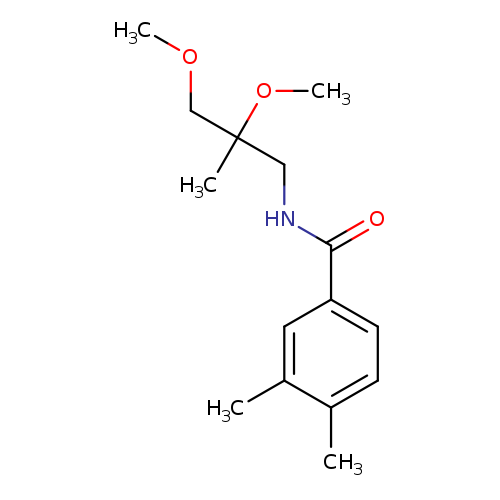 N-(2,3-dimethoxy-2-methylpropyl)-3,4-dimethylbenzamide
