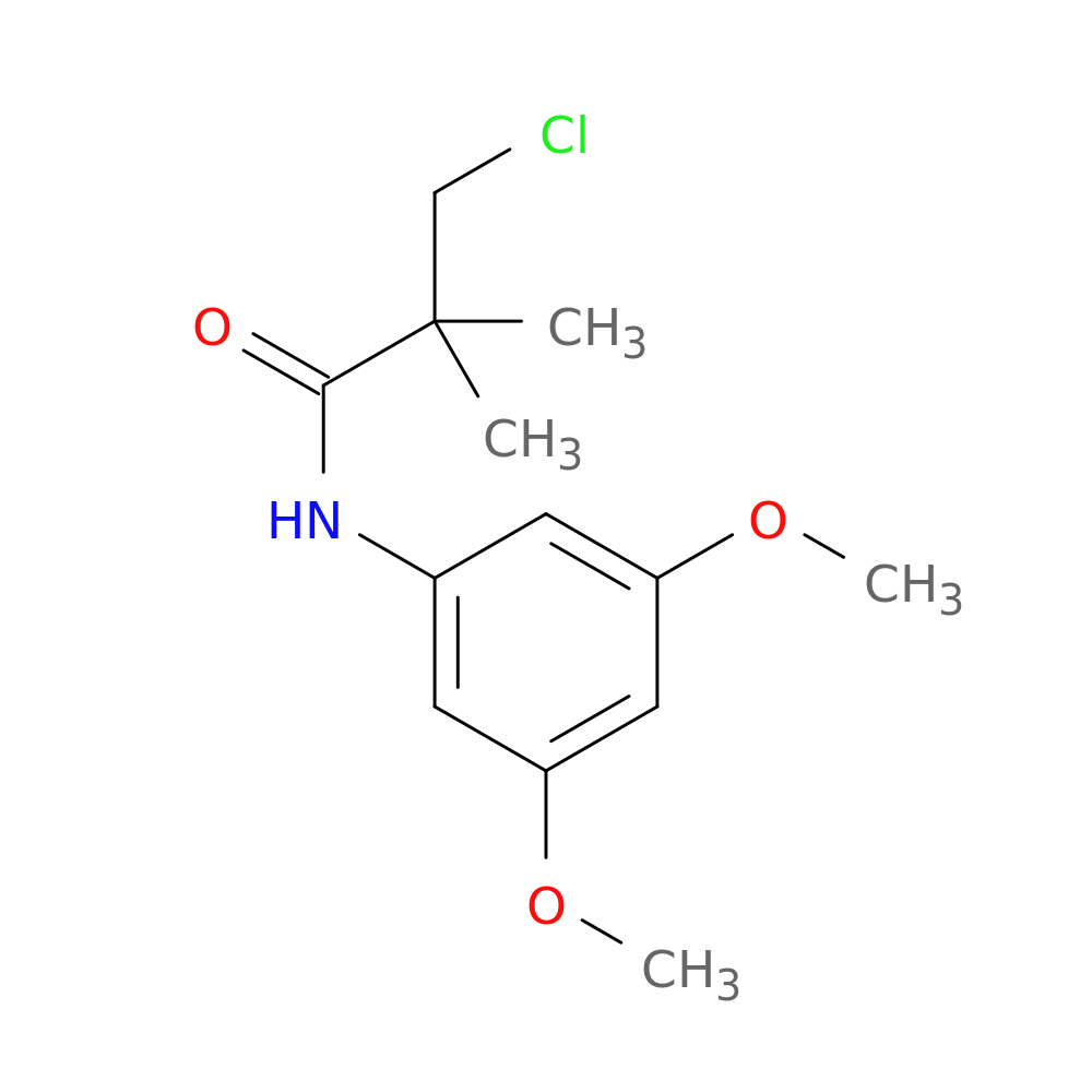 3-chloro-N-(3,5-dimethoxyphenyl)-2,2-dimethylpropanamide