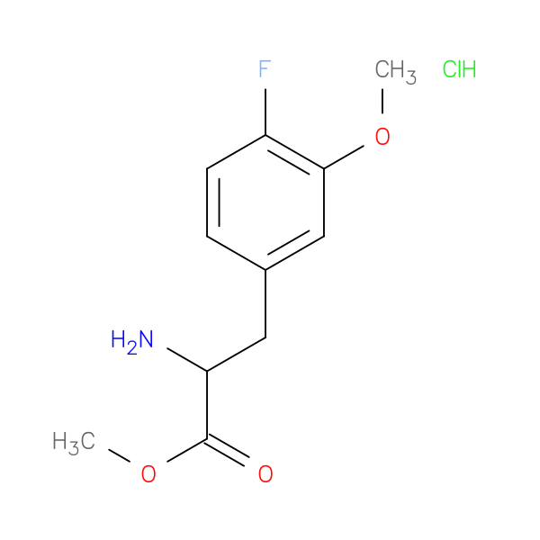 2-Amino-3-(4-fluoro-3-methoxy-phenyl)-propionic acid methyl ester hydrochloride