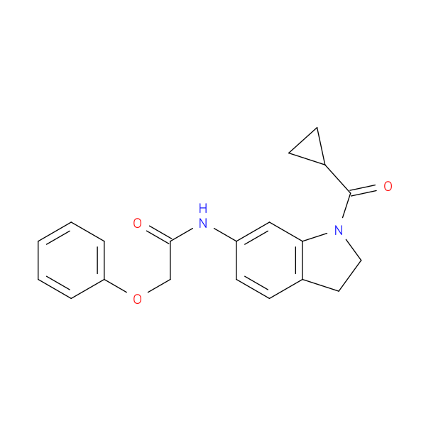 N-(1-cyclopropanecarbonyl-2,3-dihydro-1H-indol-6-yl)-2-phenoxyacetamide