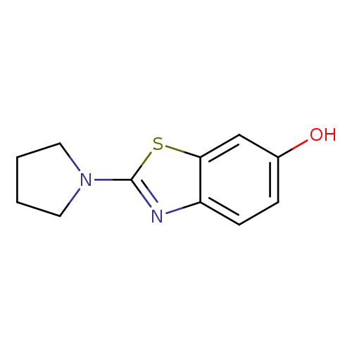 2-Pyrrolidin-1-yl-1,3-benzothiazol-6-ol