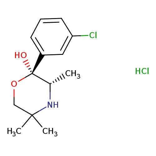 (+)-(2S,3S)-2-(3-chlorophenyl)-3,5,5-trimethylmorpholin-2-ol