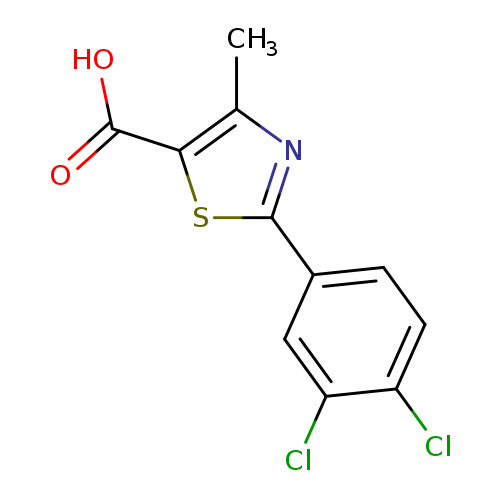 4-Methyl-2-(3,4-dichlorophenyl)thiazole-5-carboxylic acid