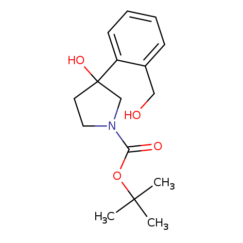 tert-butyl 3-hydroxy-3-[2-(hydroxymethyl)phenyl]pyrrolidine-1-carboxylate