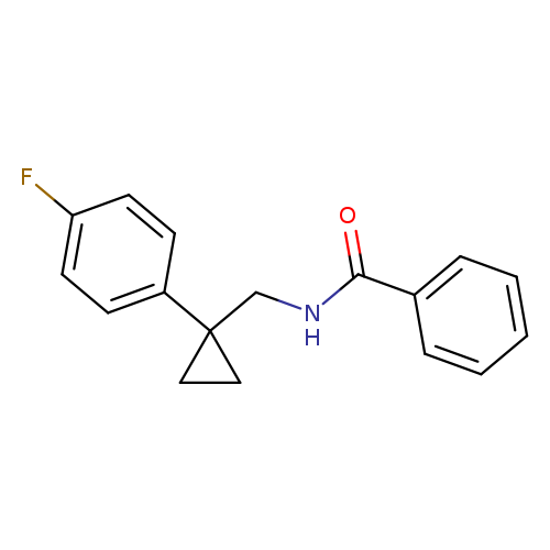 N-{[1-(4-fluorophenyl)cyclopropyl]methyl}benzamide