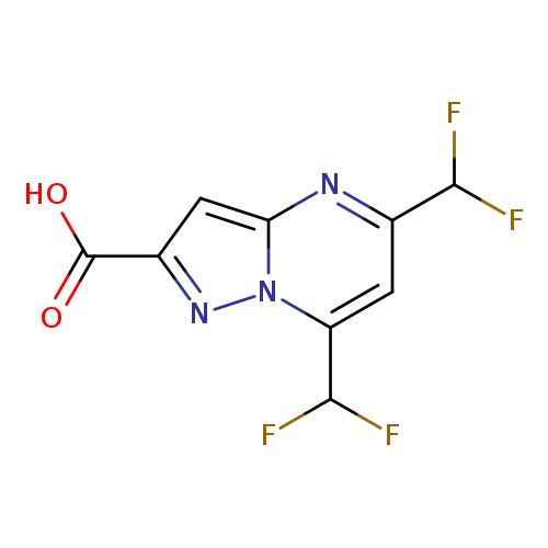5,7-Bis(difluoromethyl)pyrazolo[1,5-a]pyrimidine-2-carboxylic acid