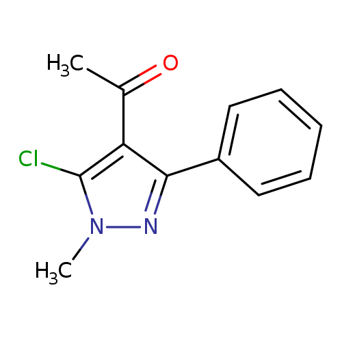 1-(5-Chloro-1-methyl-3-phenyl-1H-pyrazol-4-yl)ethanone