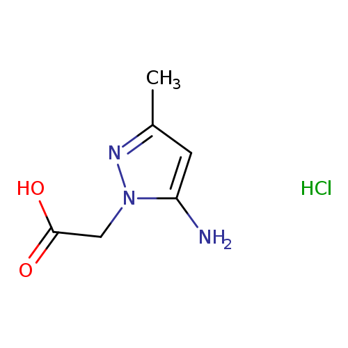 (5-amino-3-methyl-1H-pyrazol-1-yl)acetic acid hydrochloride