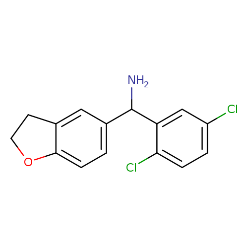 (2,5-dichlorophenyl)(2,3-dihydro-1-benzofuran-5-yl)methanamine