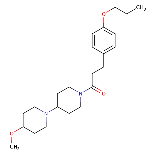 1-{4-methoxy-[1,4'-bipiperidine]-1'-yl}-3-(4-propoxyphenyl)propan-1-one