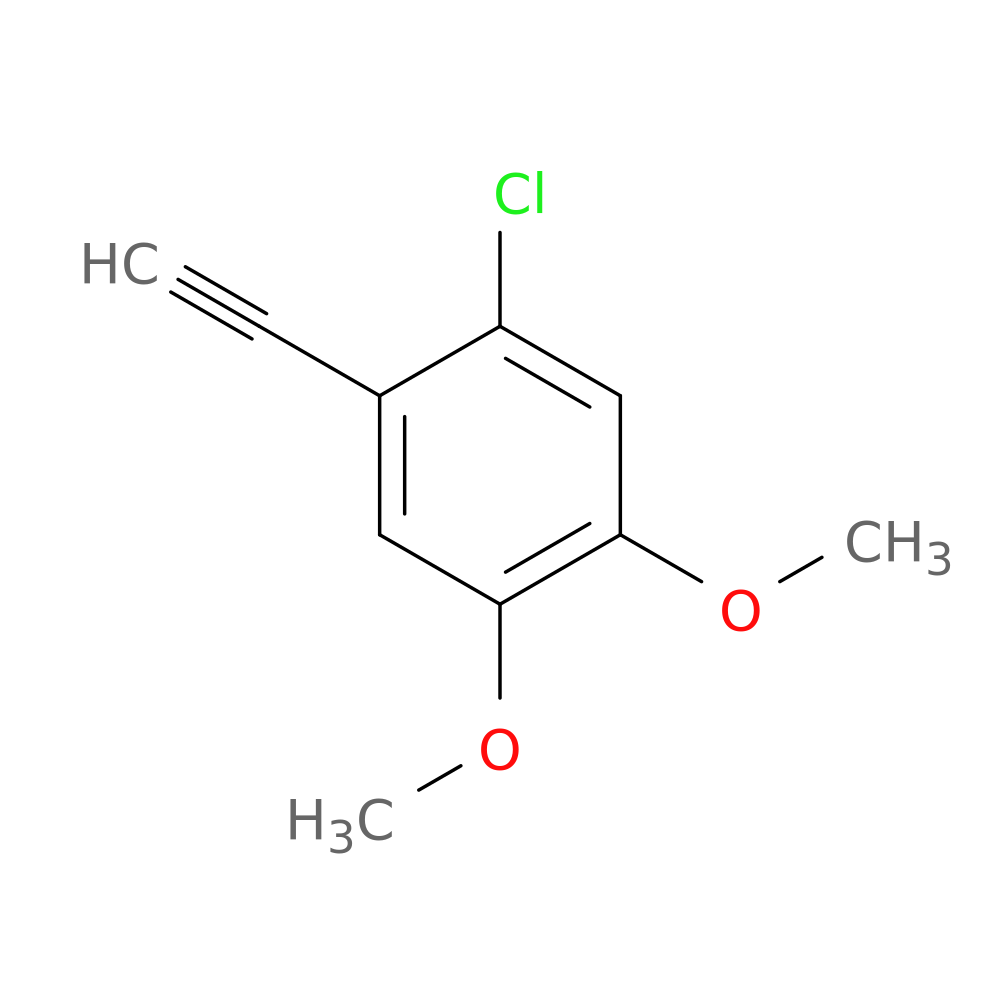1-chloro-2-ethynyl-4,5-dimethoxybenzene