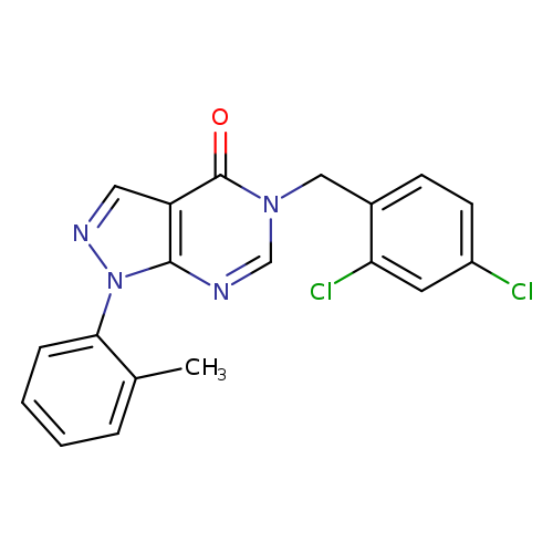 5-[(2,4-dichlorophenyl)methyl]-1-(2-methylphenyl)-1H,4H,5H-pyrazolo[3,4-d]pyrimidin-4-one