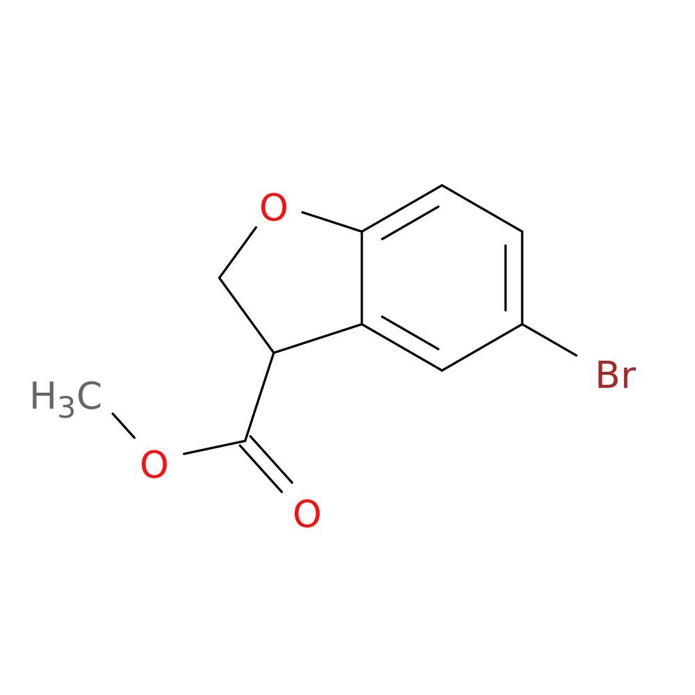 methyl 5-bromo-2,3-dihydro-1-benzofuran-3-carboxylate