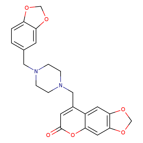 8-({4-[(2H-1,3-benzodioxol-5-yl)methyl]piperazin-1-yl}methyl)-2H,6H-[1,3]dioxolo[4,5-g]chromen-6-one
