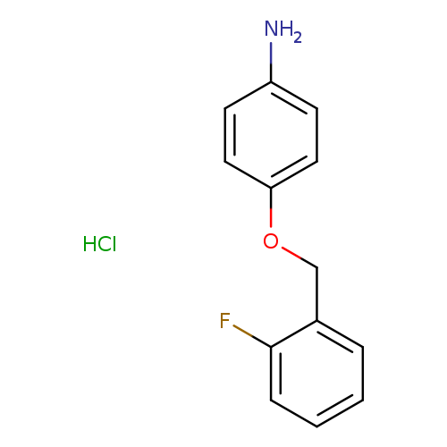 4-[(2-Fluorophenyl)methoxy]aniline hydrochloride