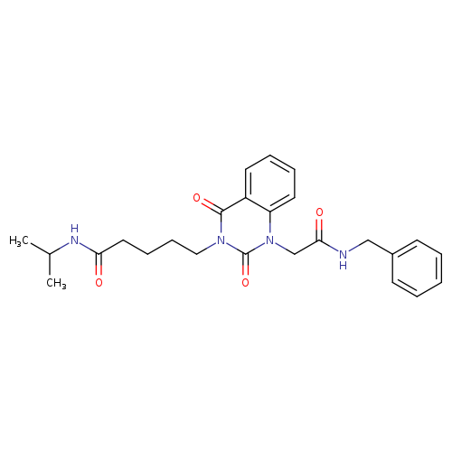 5-{1-[(benzylcarbamoyl)methyl]-2,4-dioxo-1,2,3,4-tetrahydroquinazolin-3-yl}-N-(propan-2-yl)pentanamide