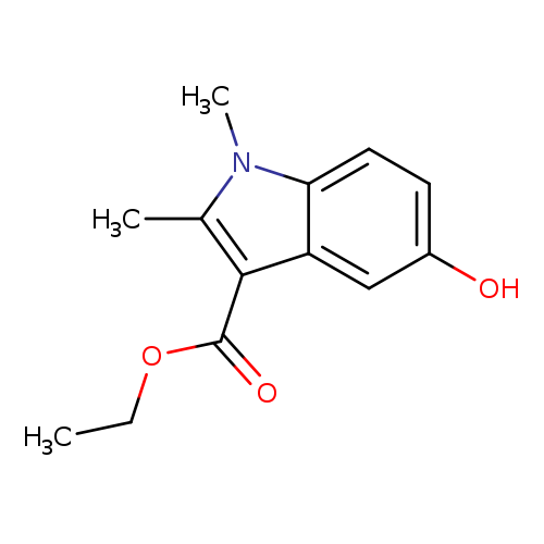 1H-Indole-3-carboxylic acid, 5-hydroxy-1,2-dimethyl-, ethyl ester