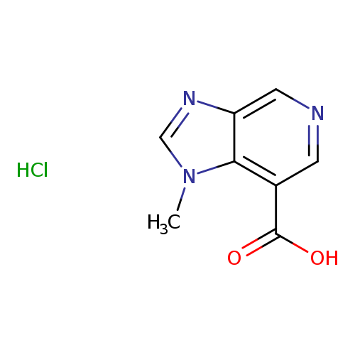 1-methyl-1H-imidazo[4,5-c]pyridine-7-carboxylic acid hydrochloride