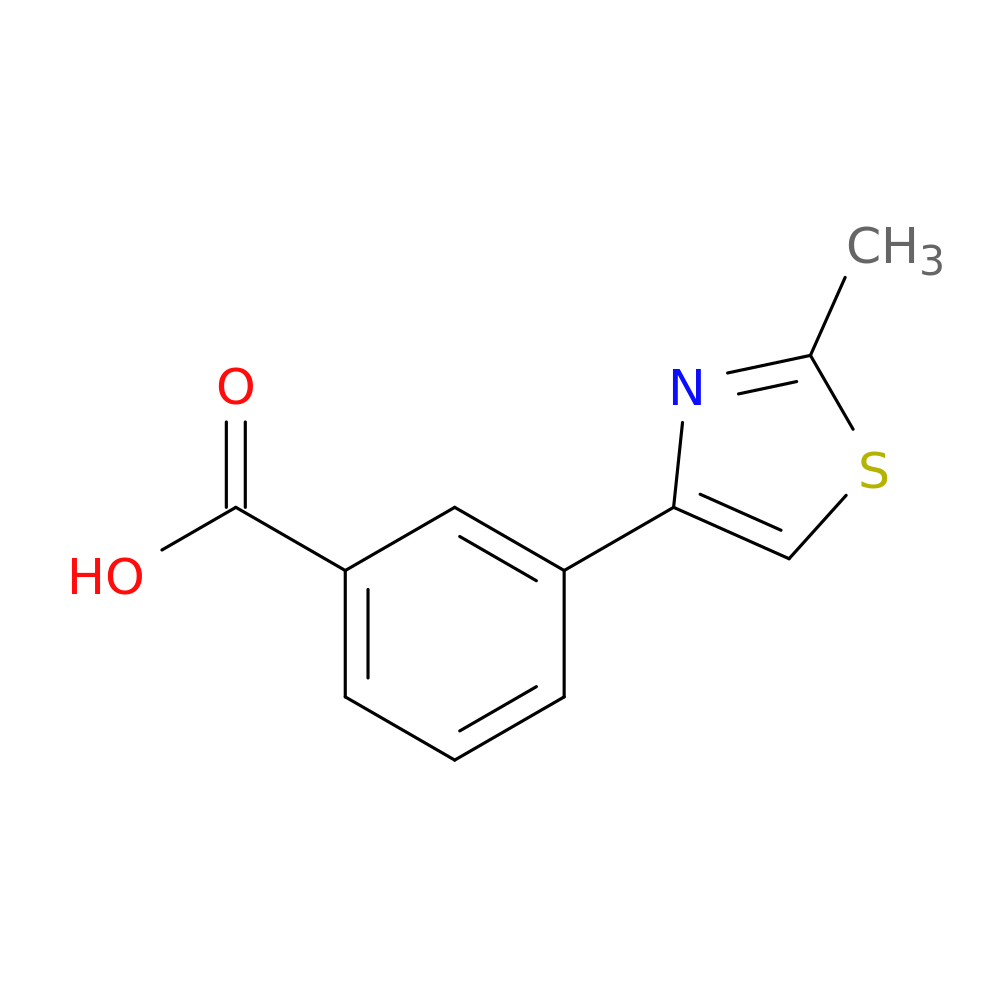 3-(2-Methyl-1，3-thiazol-4-yl)benzoic acid