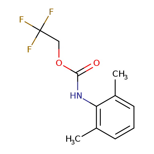 2,2,2-trifluoroethyl N-(2,6-dimethylphenyl)carbamate