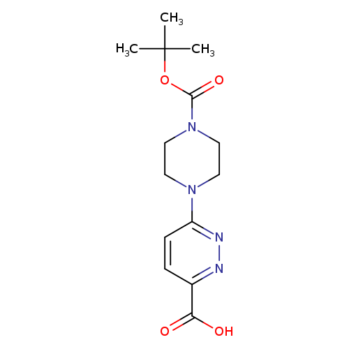 6-{4-[(tert-butoxy)carbonyl]piperazin-1-yl}pyridazine-3-carboxylic acid