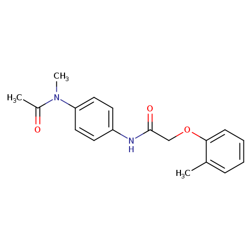 N-{4-[acetyl(methyl)amino]phenyl}-2-(2-methylphenoxy)acetamide