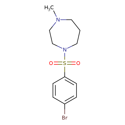 1-[(4-Bromobenzene)sulfonyl]-4-methylhomopiperazine